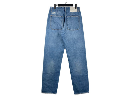 MM6 Maison Margiela Distressed Wide-Leg Jeans