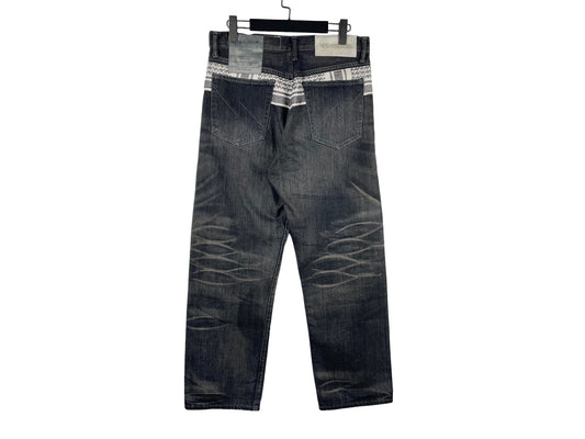 Yohji Yamamoto x Neighborhood AW25 252 DP Basic Distressed Patch Jeans