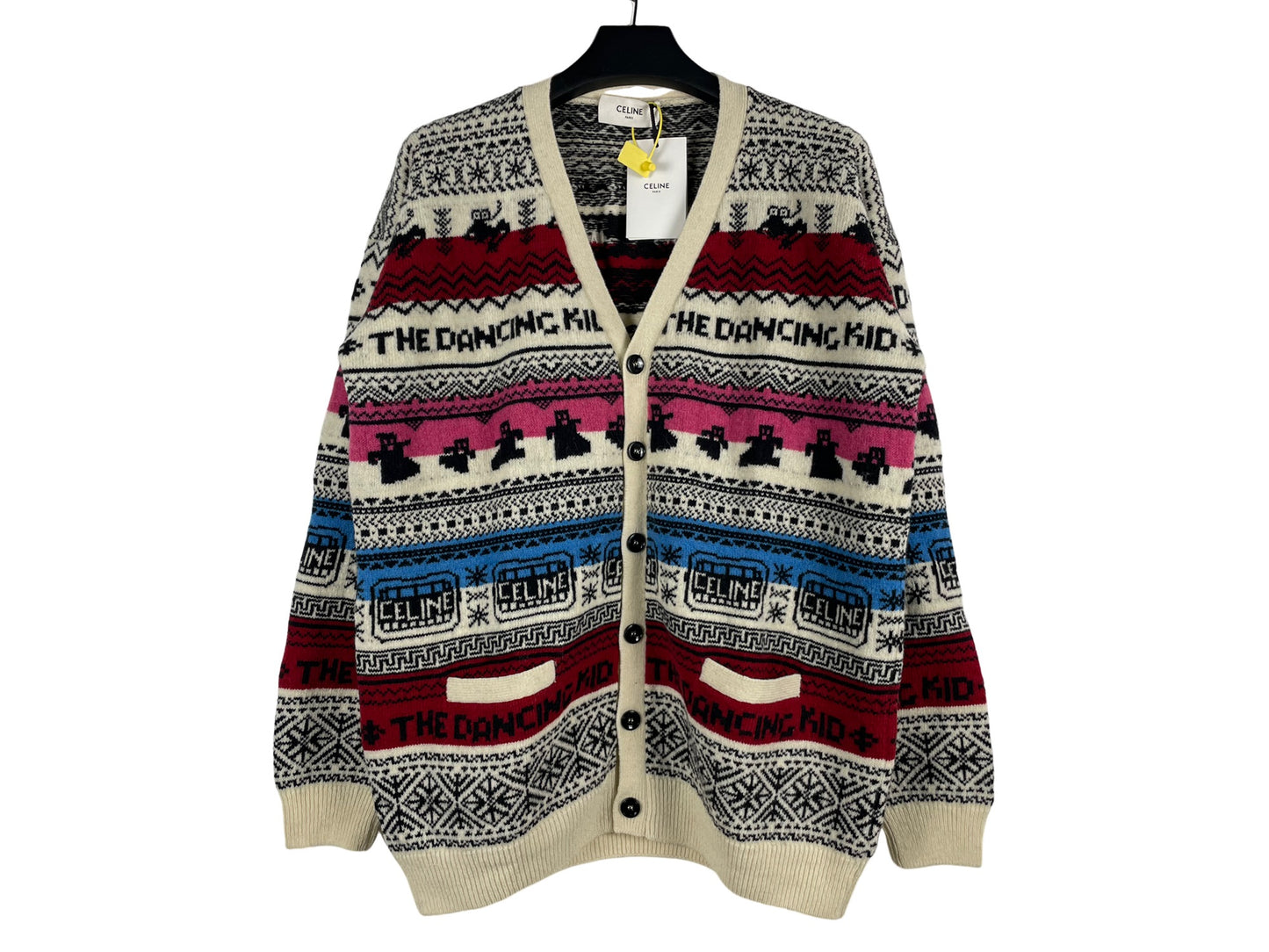 Celine "The Dancing Kid" Wool Cardigan SS21
