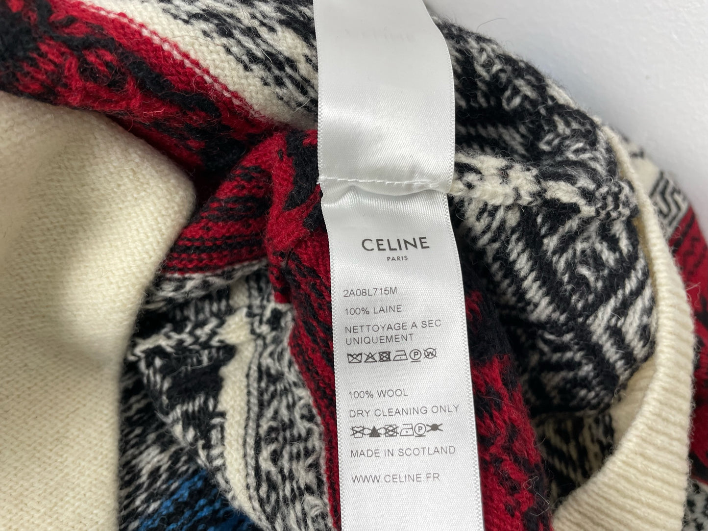 Celine "The Dancing Kid" Wool Cardigan SS21