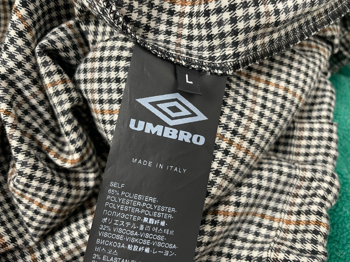 Umbro x Slam Jam Masked Club Check Anorak Jacket