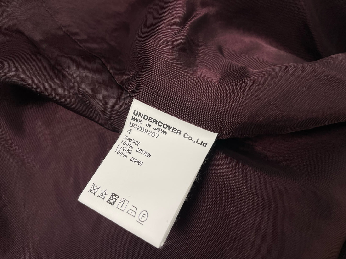 Undercover Zip-up Jacket AW24