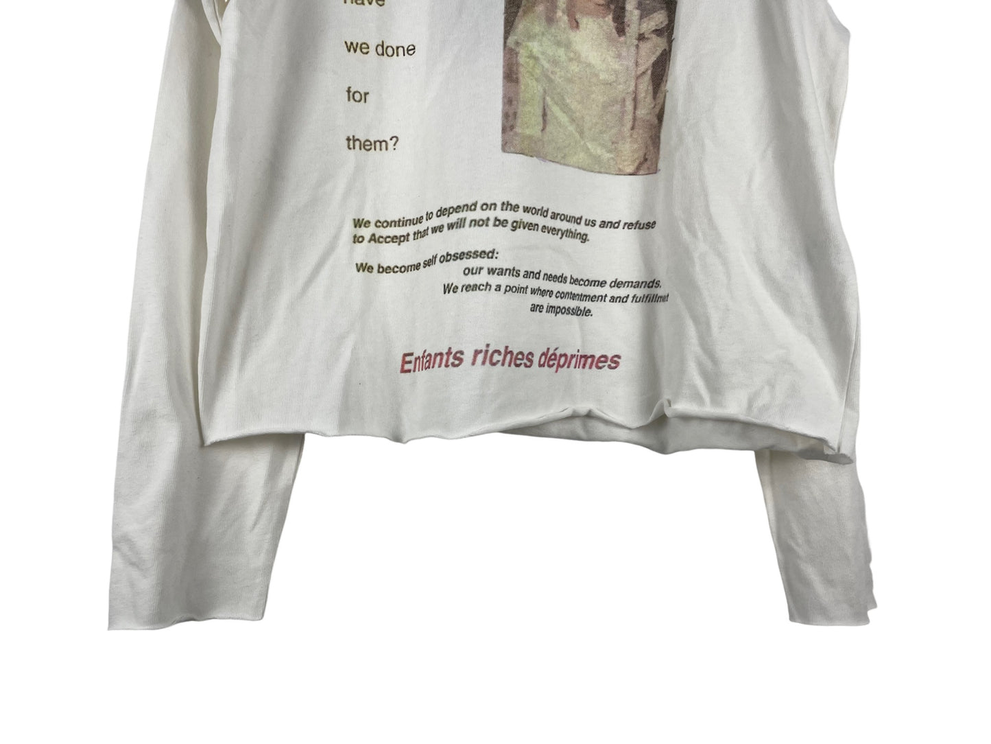 Enfants Riches Déprimes ERD "What Have We Done For Them" Sweatshirts SS19