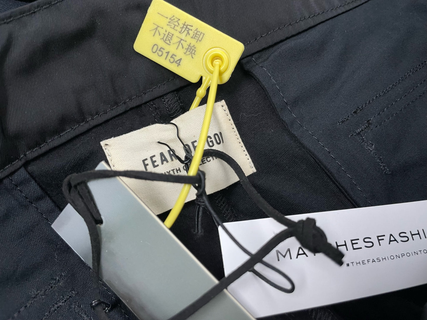 Fear of God 6th Snap Cargo Pants Black