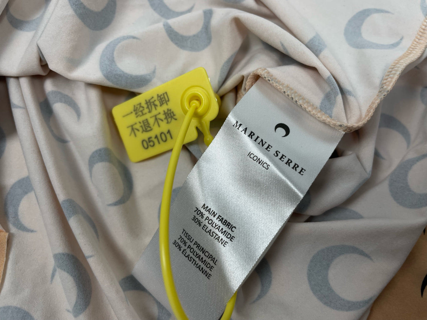 Marine Serre Moon Printed Jersey Second Skin Crewneck
