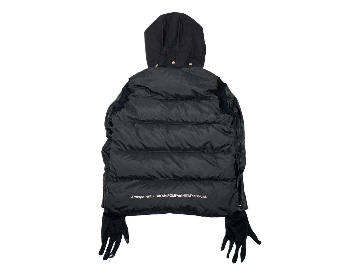 The Soloist x Undercover 30th Anniv. Leather Sleeve Down Jacket