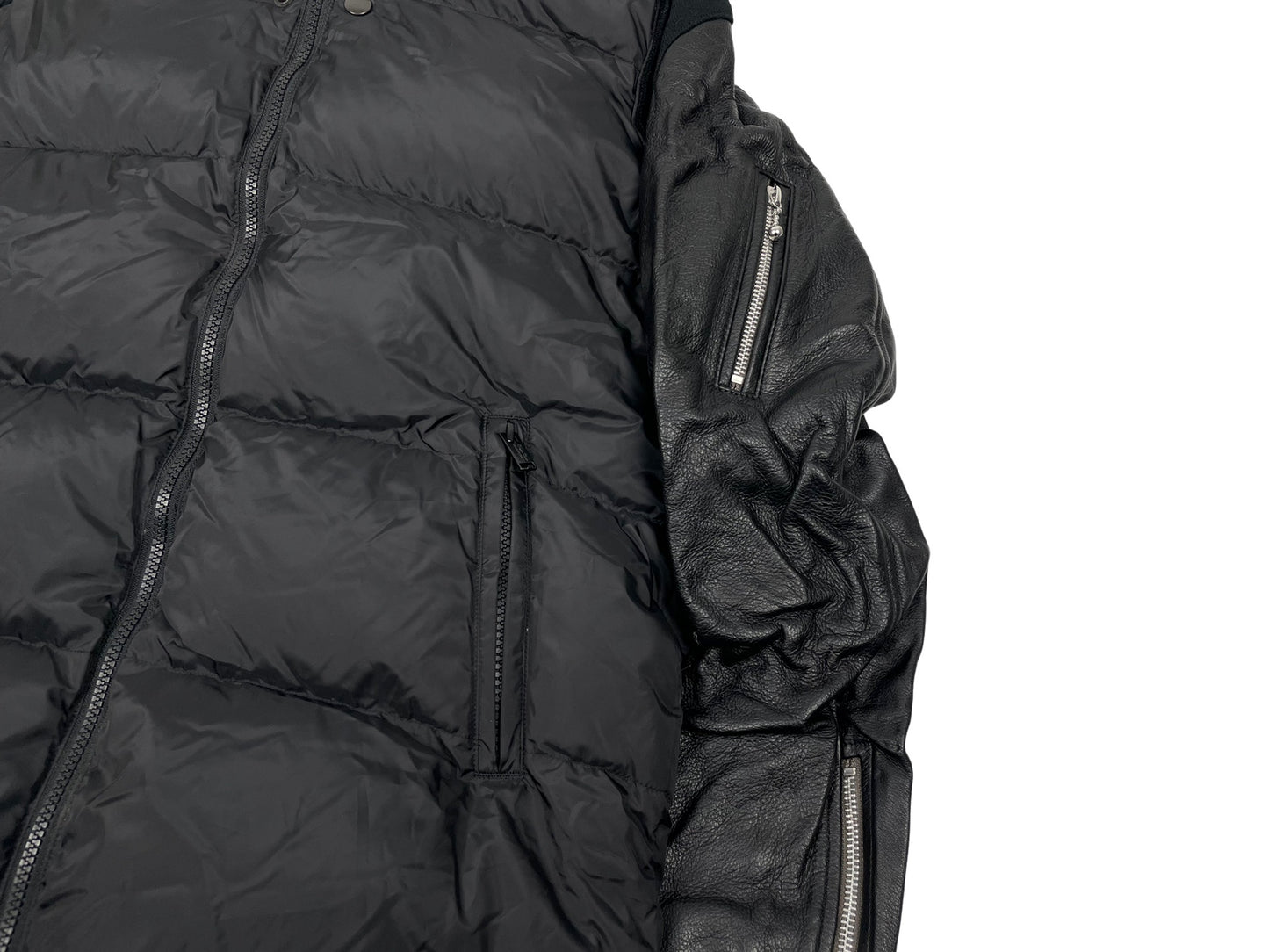 The Soloist x Undercover 30th Anniv. Leather Sleeve Down Jacket