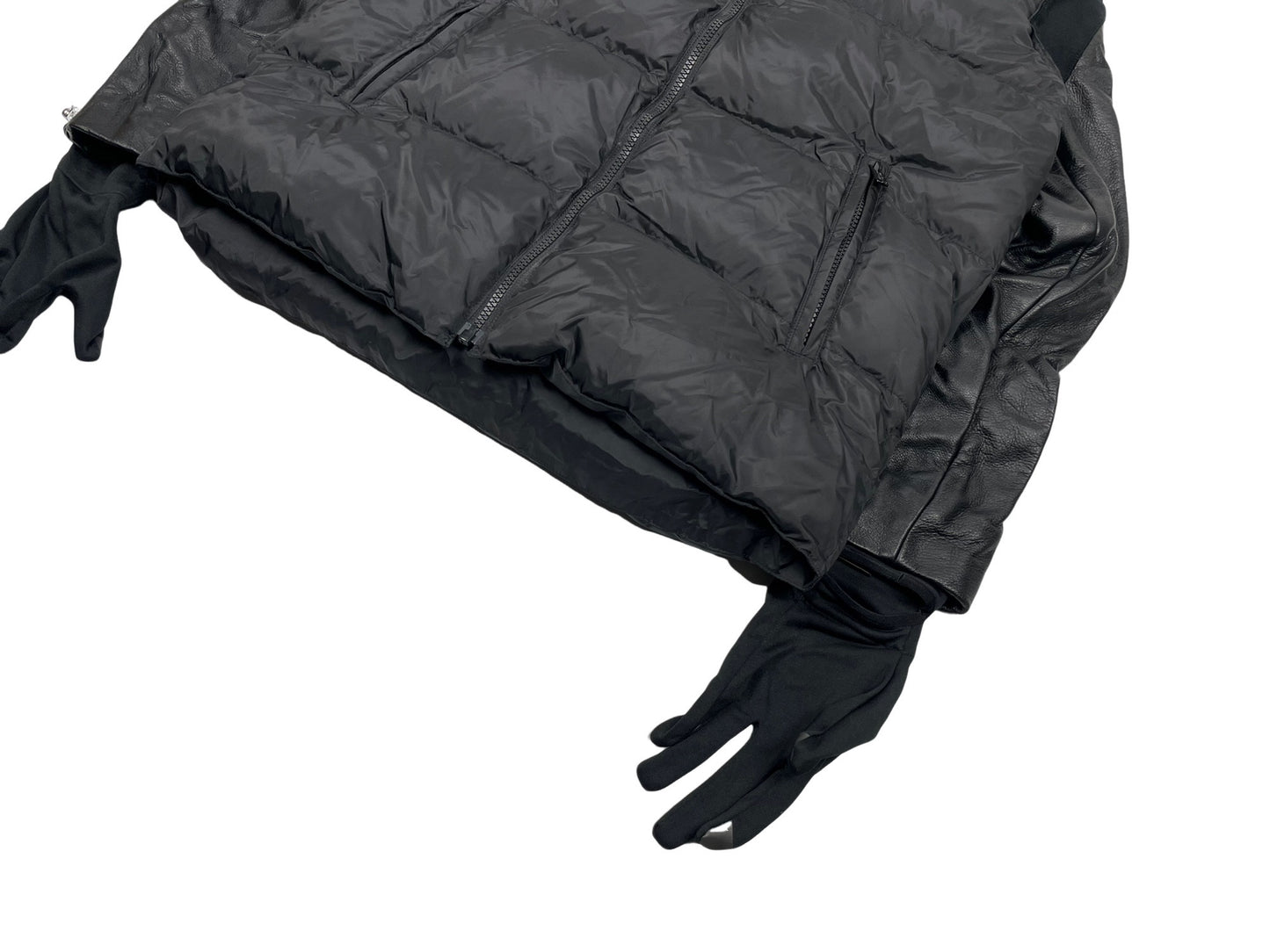 The Soloist x Undercover 30th Anniv. Leather Sleeve Down Jacket
