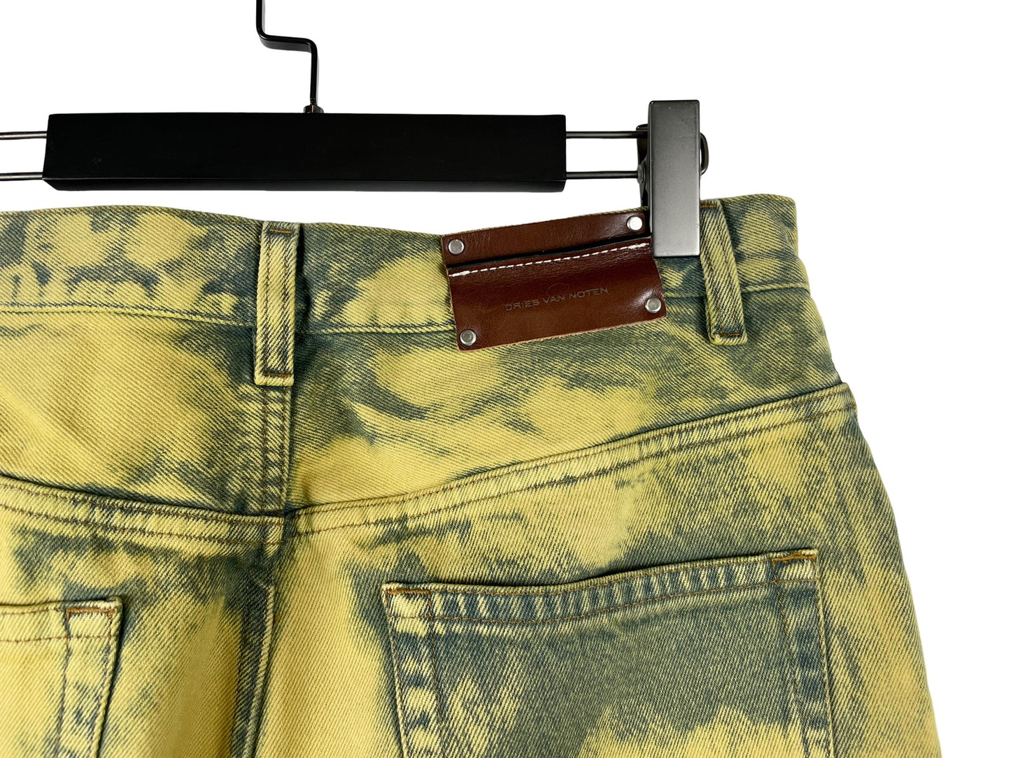 Dries Van Noten Straight Leg Denim Pants