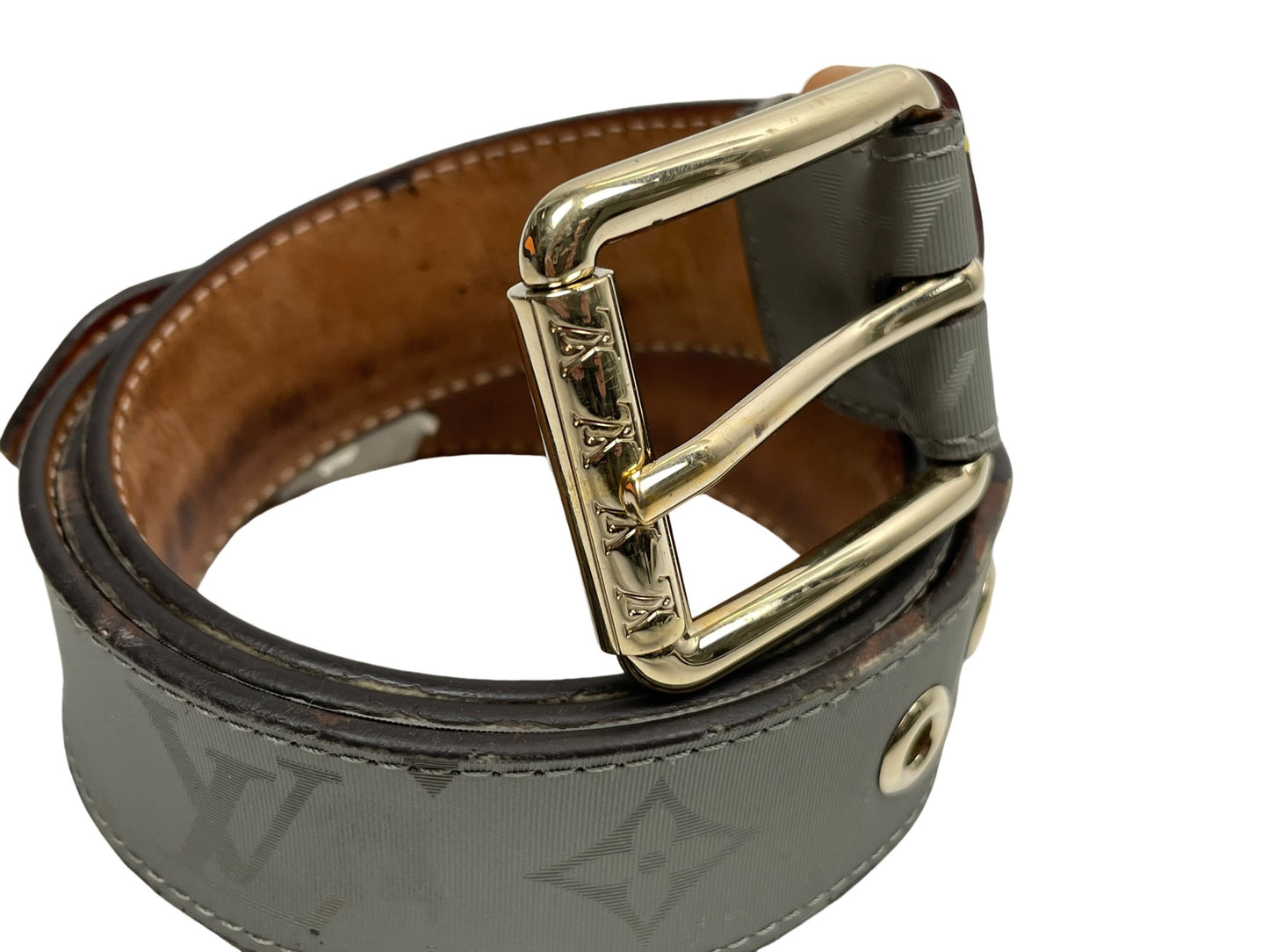 Louis Vuitton Titanium Monogram Belt