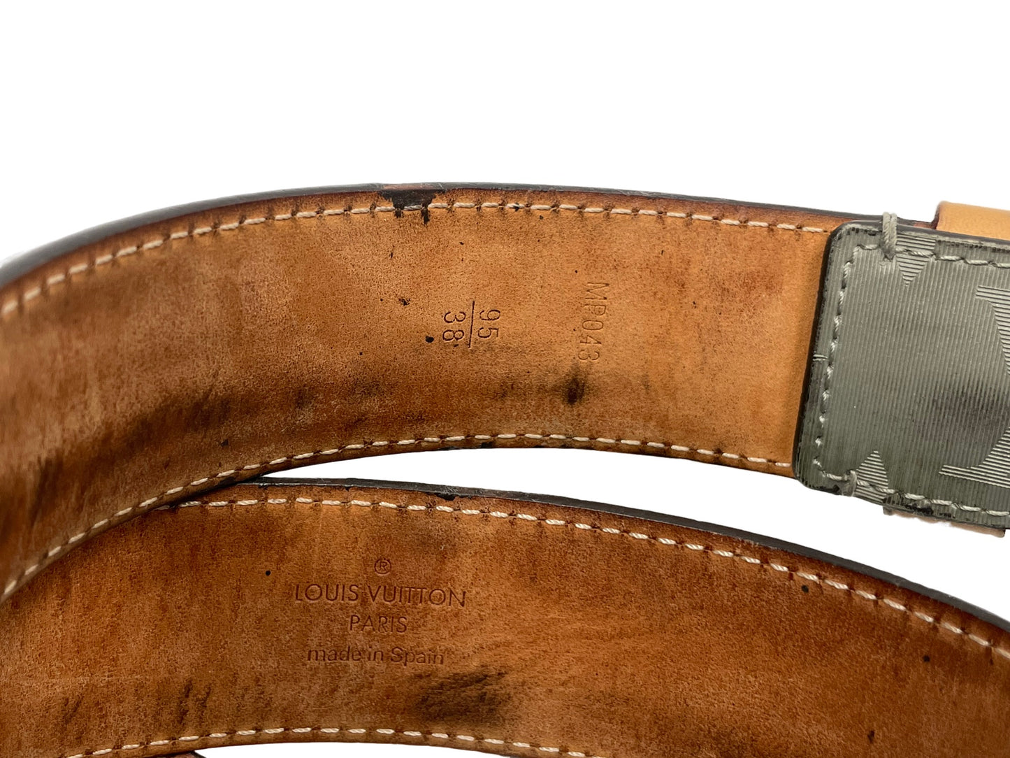 Louis Vuitton Titanium Monogram Belt