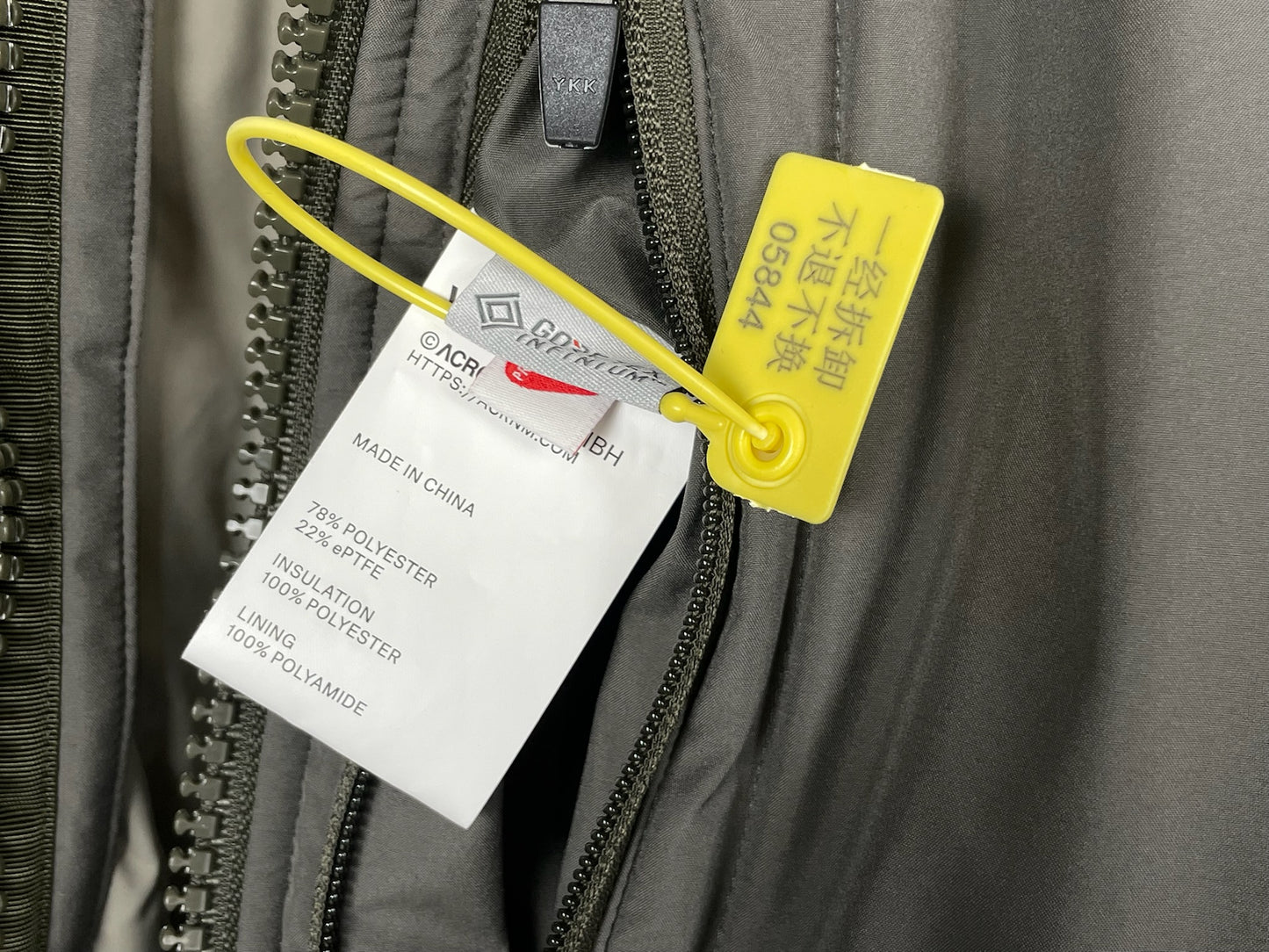 ACRONYM V91-WS Zipper Down Vest