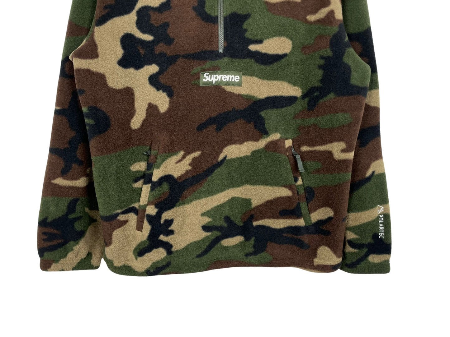 Supreme Polartec Half-Zip Hoodie Camo 22FW
