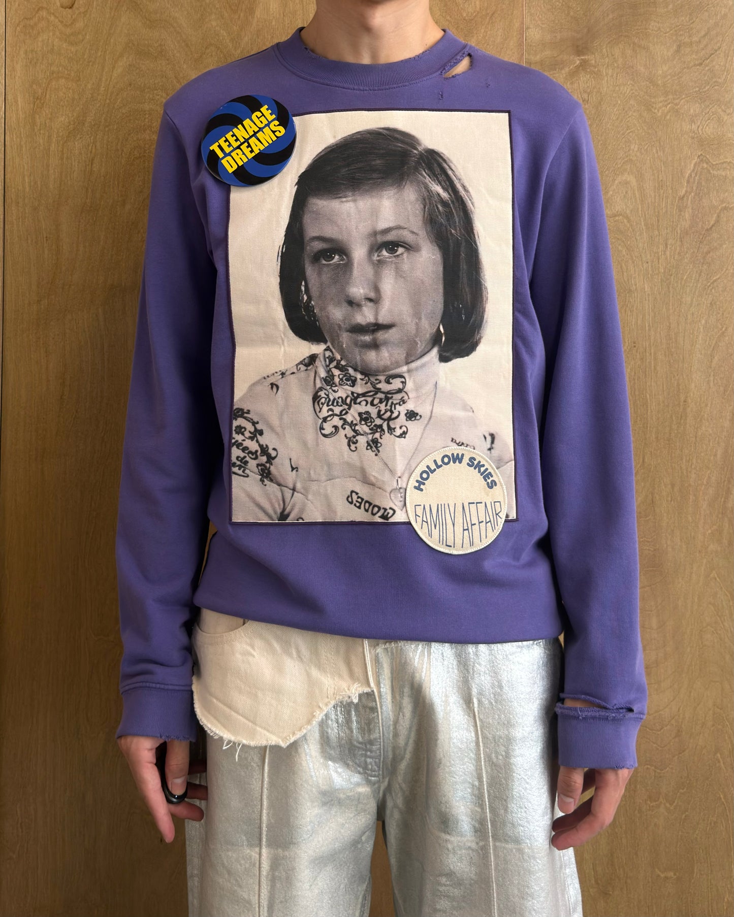 Raf Simons Teenage Dreams Sweatshirt SS21 Purple