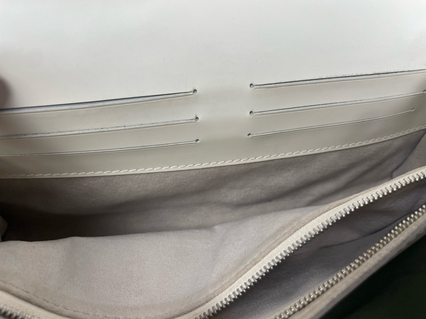 Louis Vuitton Epi Sevigne Clutch Ivory Bag