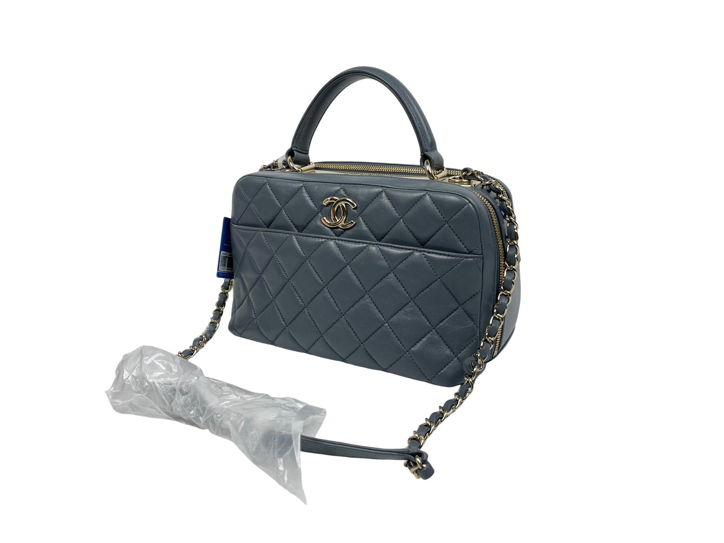 Chanel Trendy CC Leather Bag Grey
