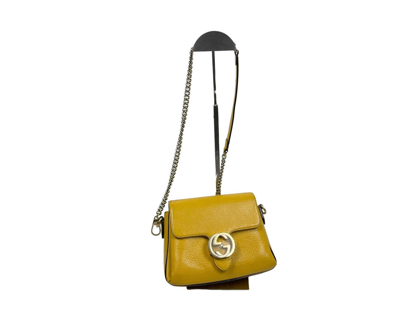 Gucci Interlocking GG Chain Bag Yellow