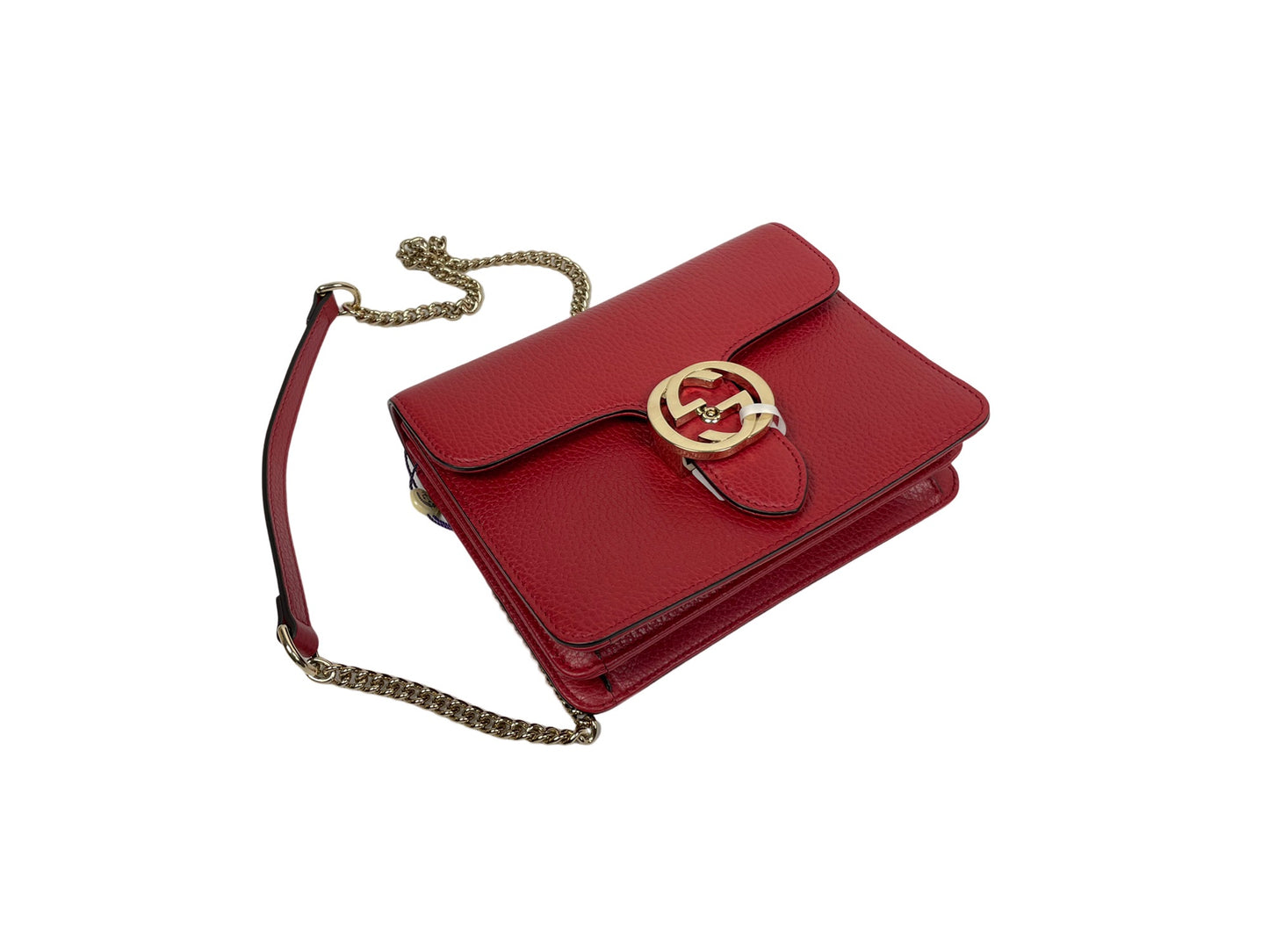 Gucci Interlocking GG Shoulder Bag Red