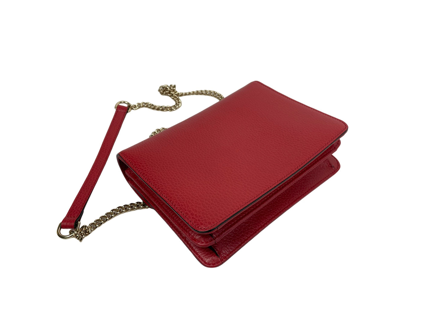Gucci Interlocking GG Shoulder Bag Red