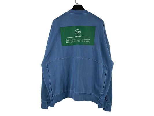 Martine Rose zip-up Panelled Sweatshirt AW25