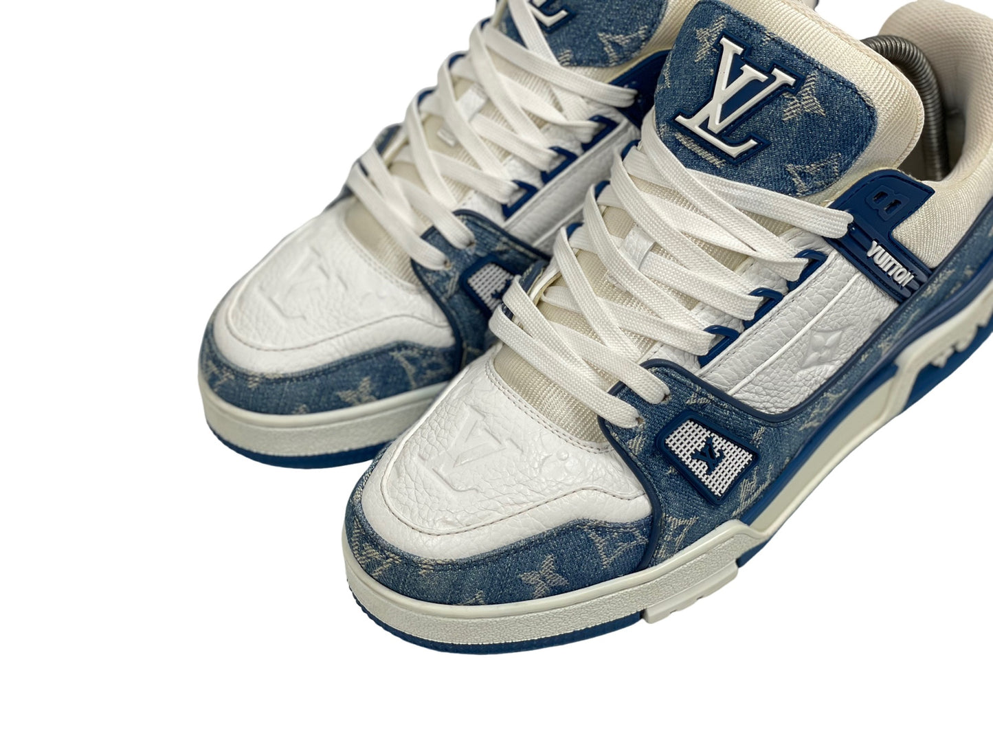 Louis Vuitton Trainer Sneakers Blue/White Denim