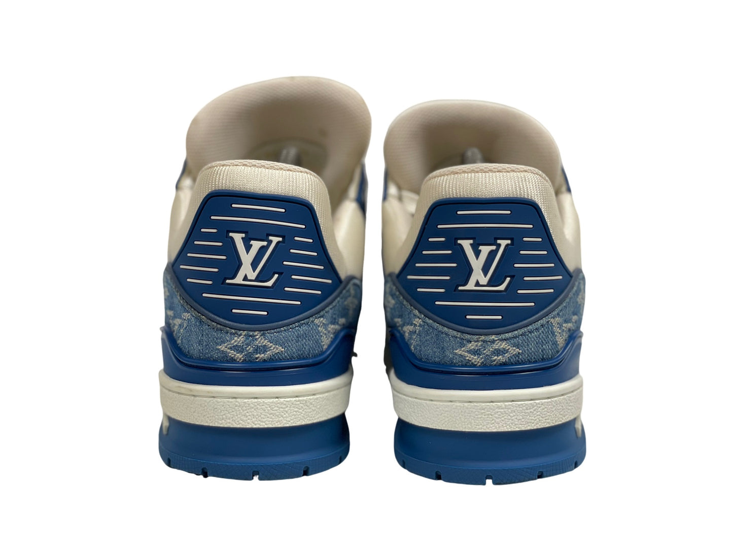 Louis Vuitton Trainer Sneakers Blue/White Denim