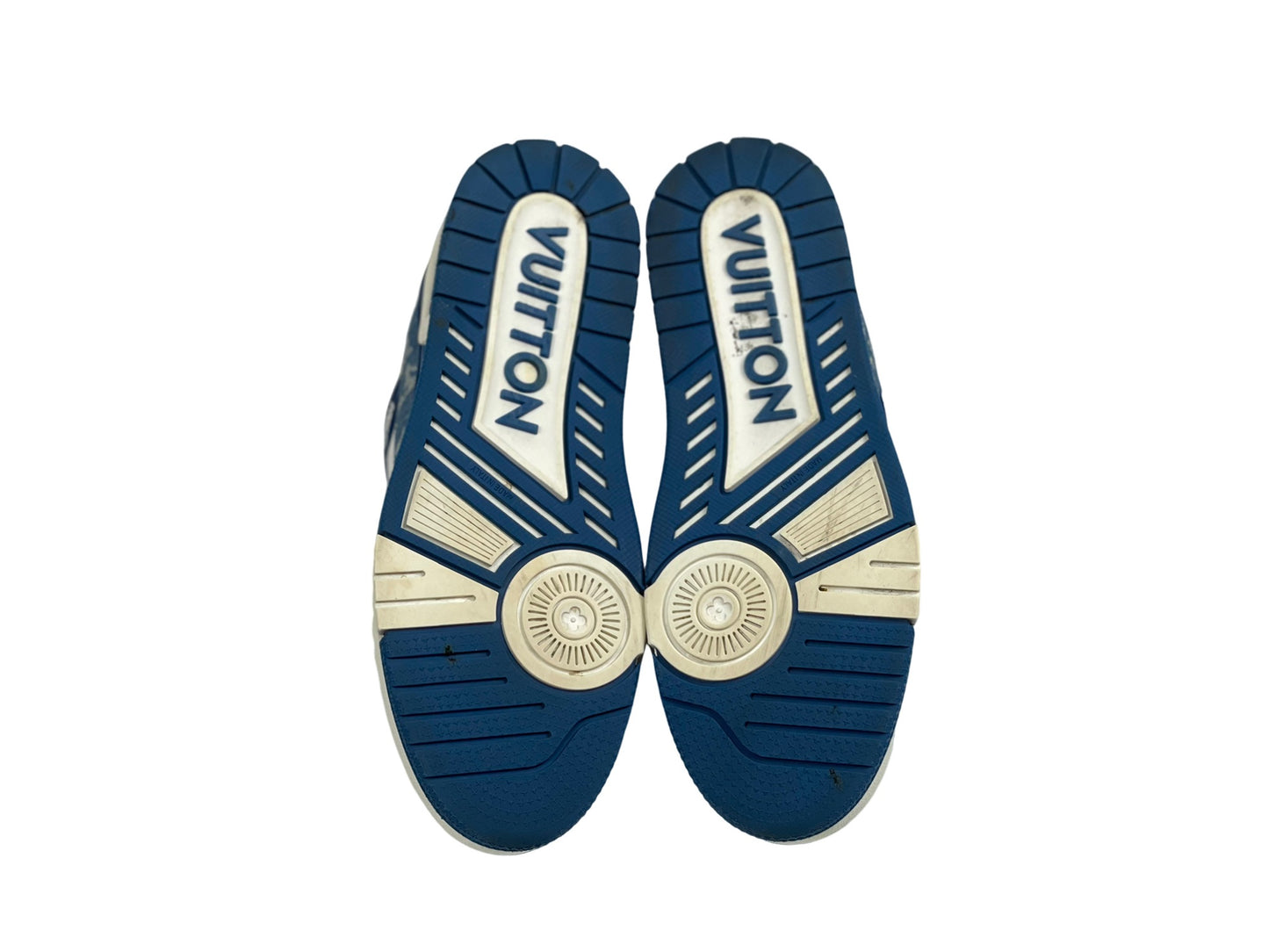 Louis Vuitton Trainer Sneakers Blue/White Denim