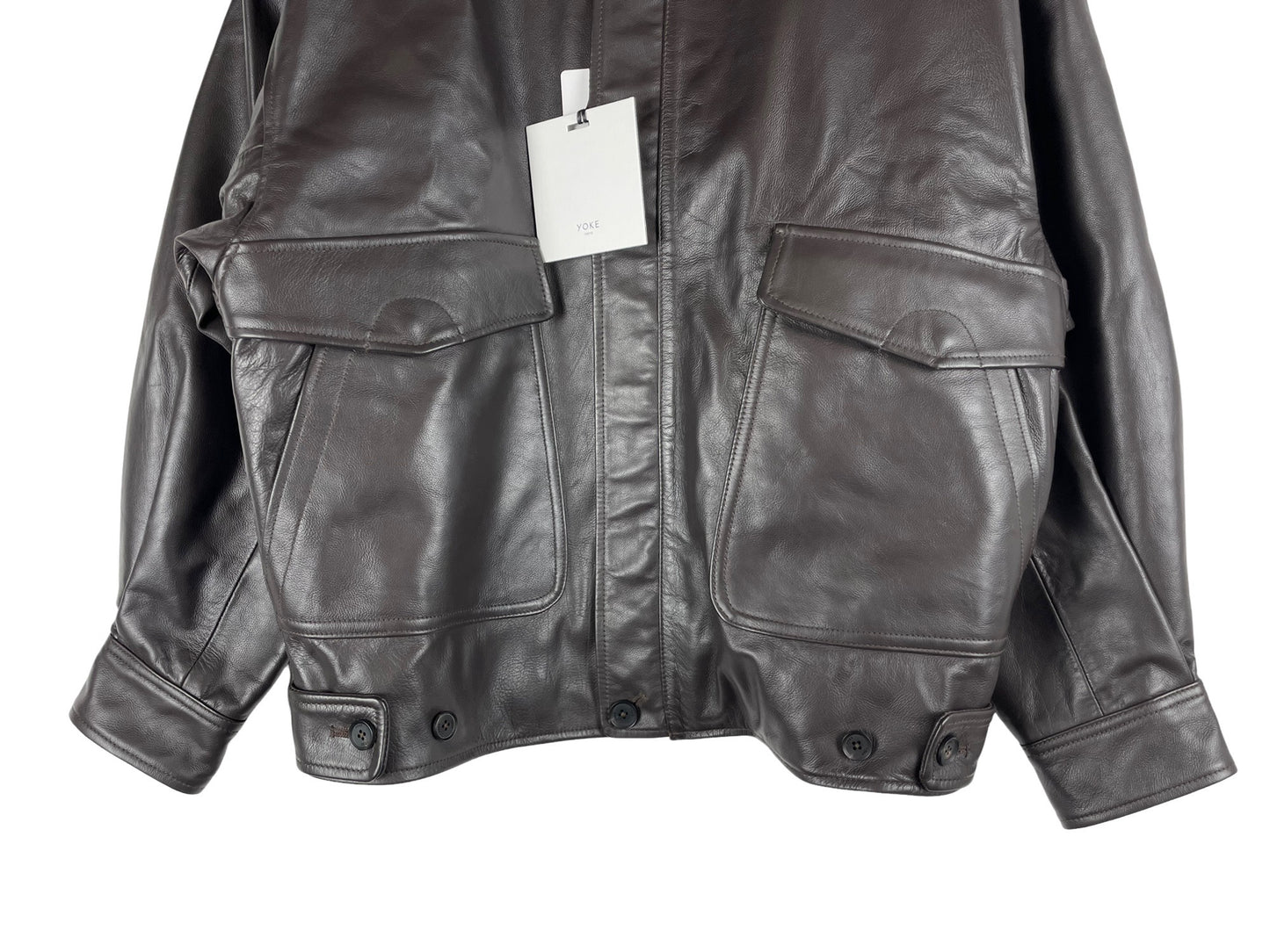 Yoke Leather Flight Jacket AW25