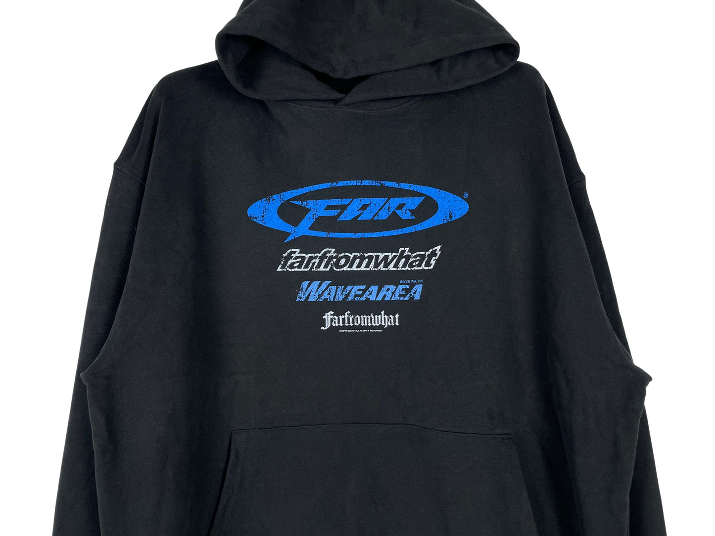 Far Archive Slogan Oversized Hoodie