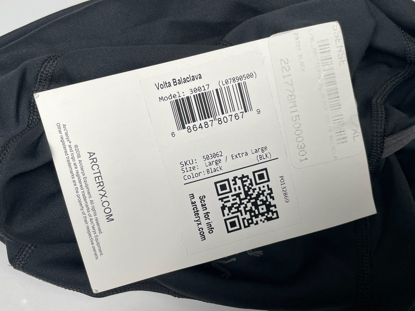 Arc'teryx SYSTEM_A Balaclava Black