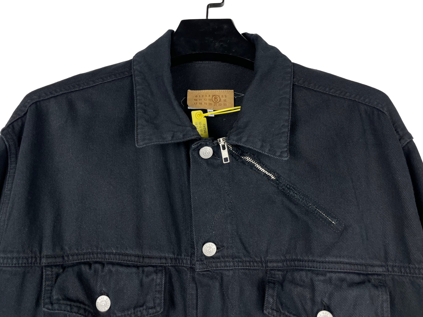 Maison Margiela MM6 Zip-detail Denim Jacket