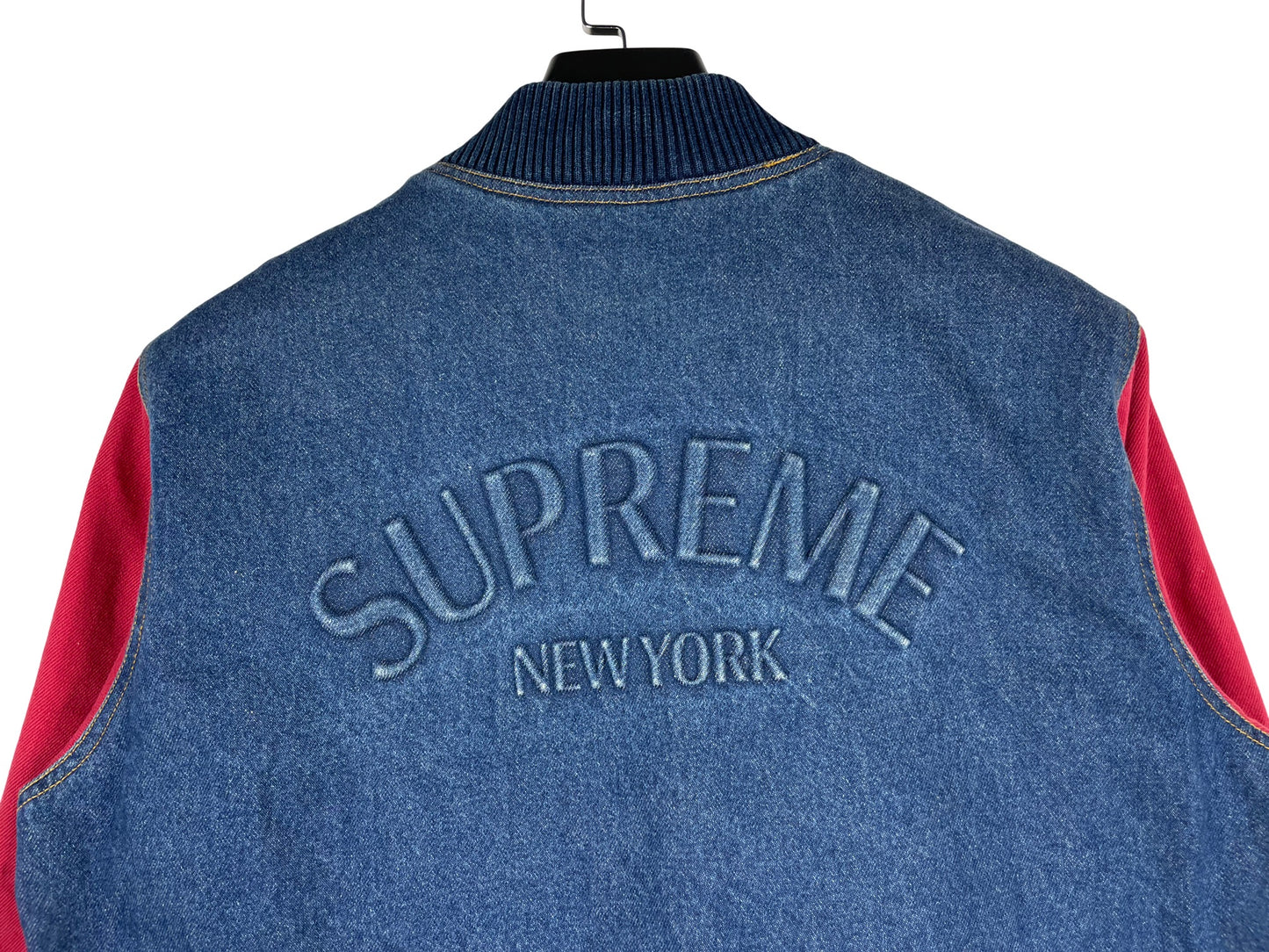 Supreme Denim Varsity Jacket
