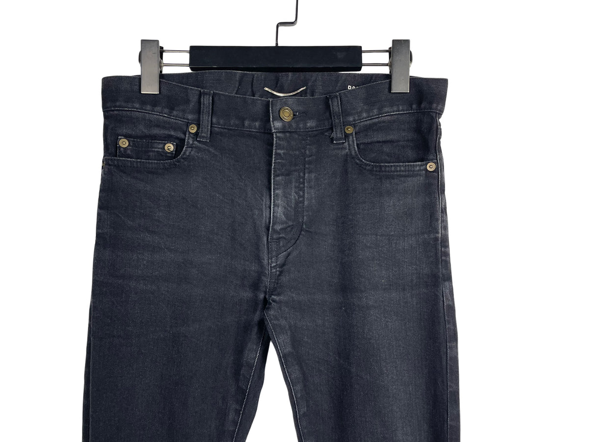 Saint Laurent FW16 D02 Distressed Knee Jeans