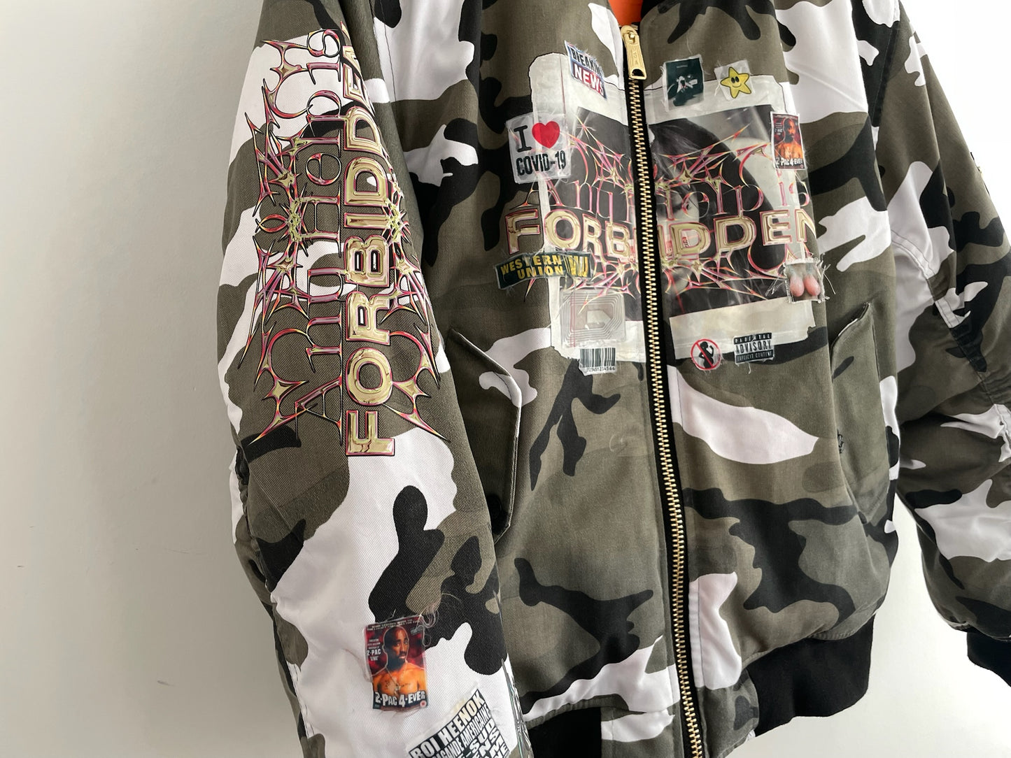 Coucoubebe Patches Camo Bomber Jacket