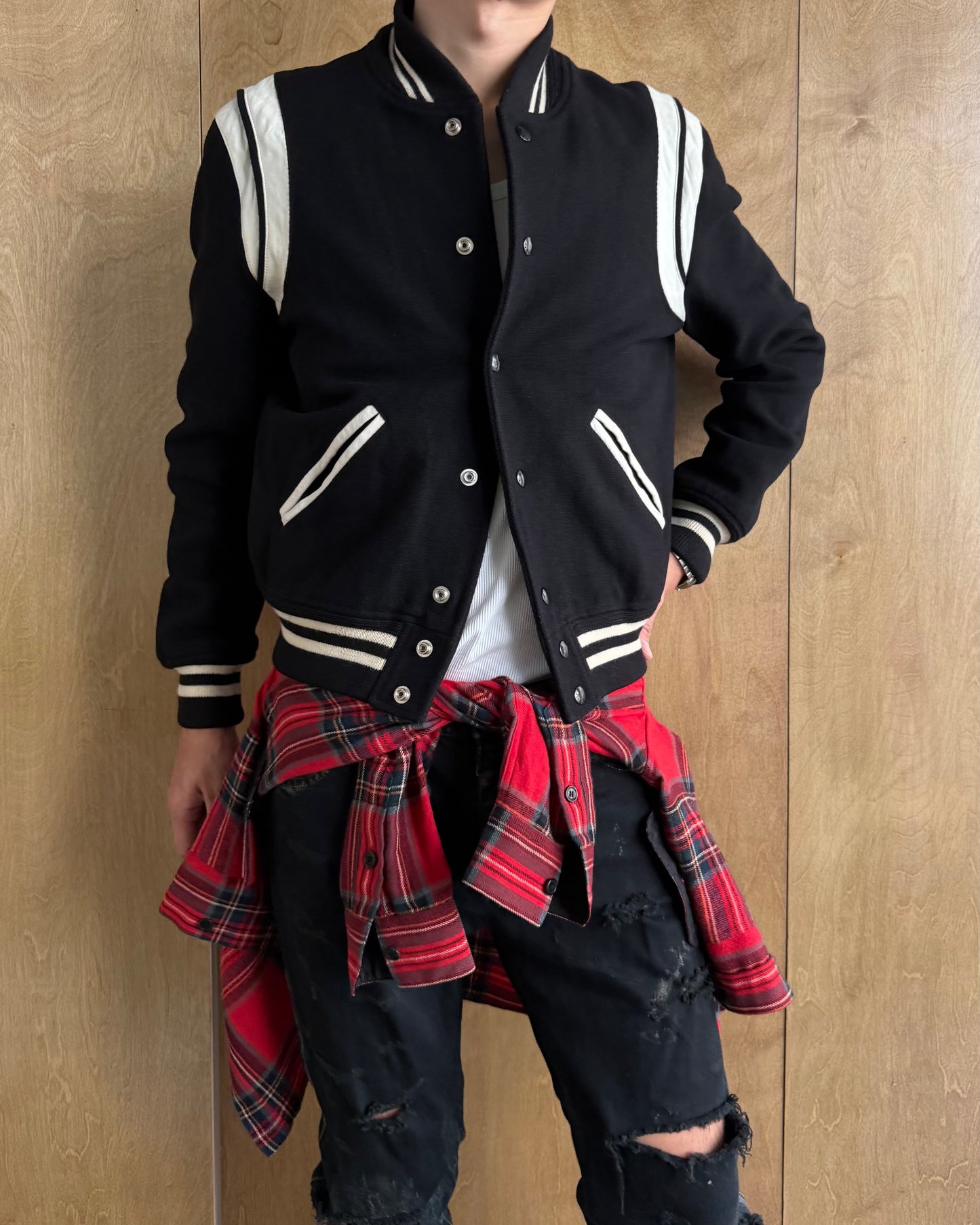 Saint Laurent Teddy Wool Jacket 2015 Hedi Era