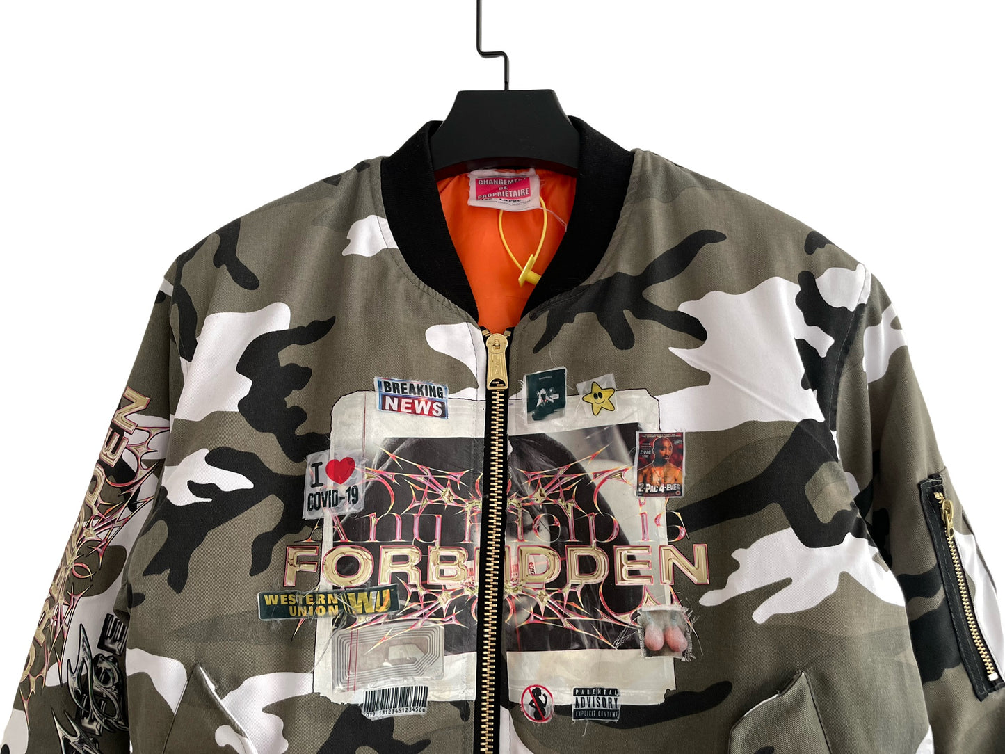 Coucoubebe Patches Camo Bomber Jacket