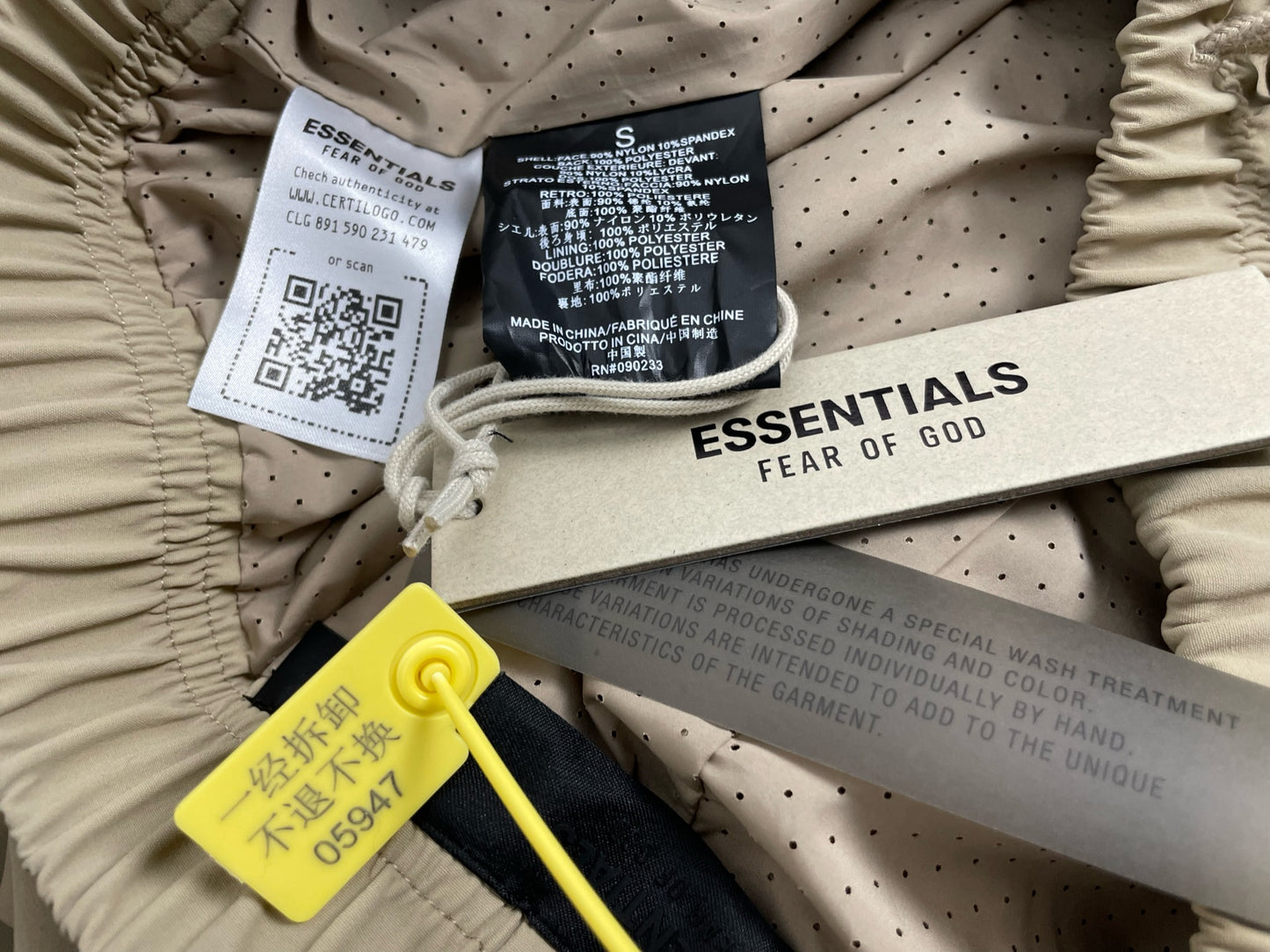Essentials FOG Wide-leg Drawstring Trousers FW24