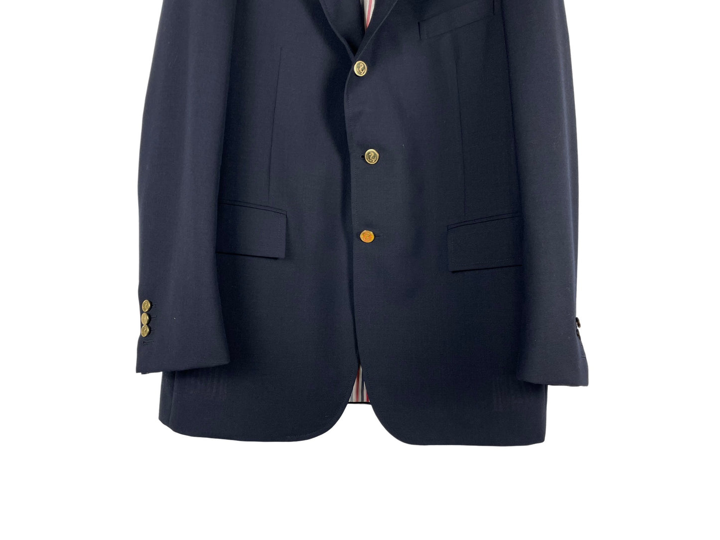 Thom Browne Navy Classic Blazer