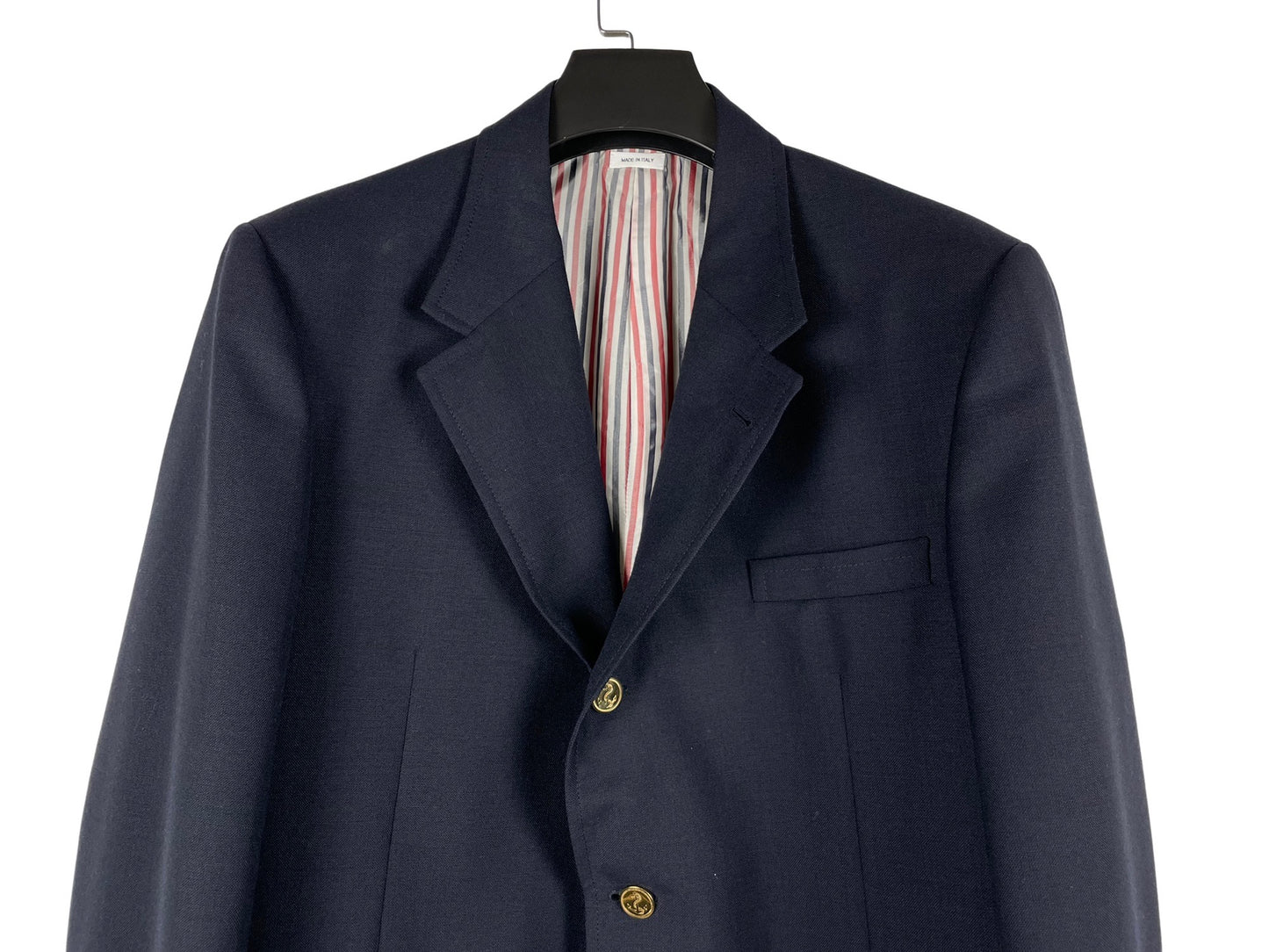 Thom Browne Navy Classic Blazer