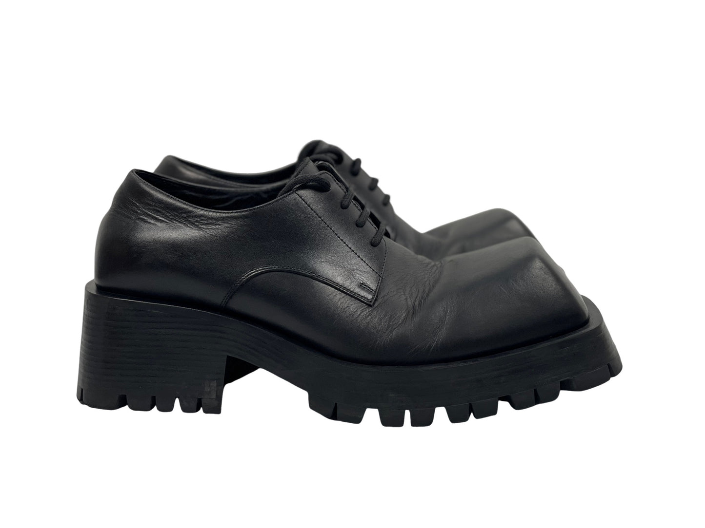 Balenciaga Trooper Lace-Up Derby Shoes