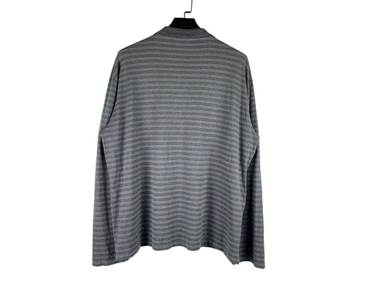 MiuMiu Striped Jersey Polo Shirt