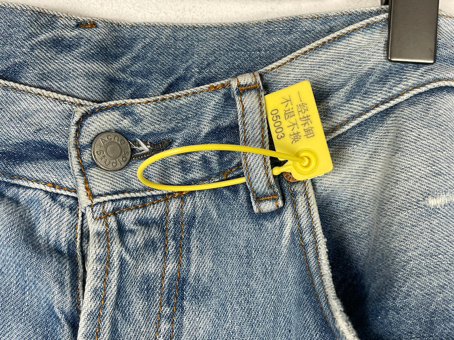 Acne Studios 2021M Light Blue Vintage Denim Pants
