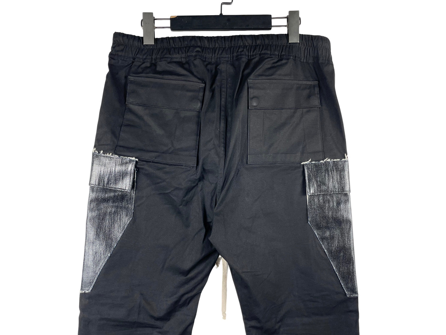 Rick Owens Larry Suede Patch Cargo Jogger Pants AW19