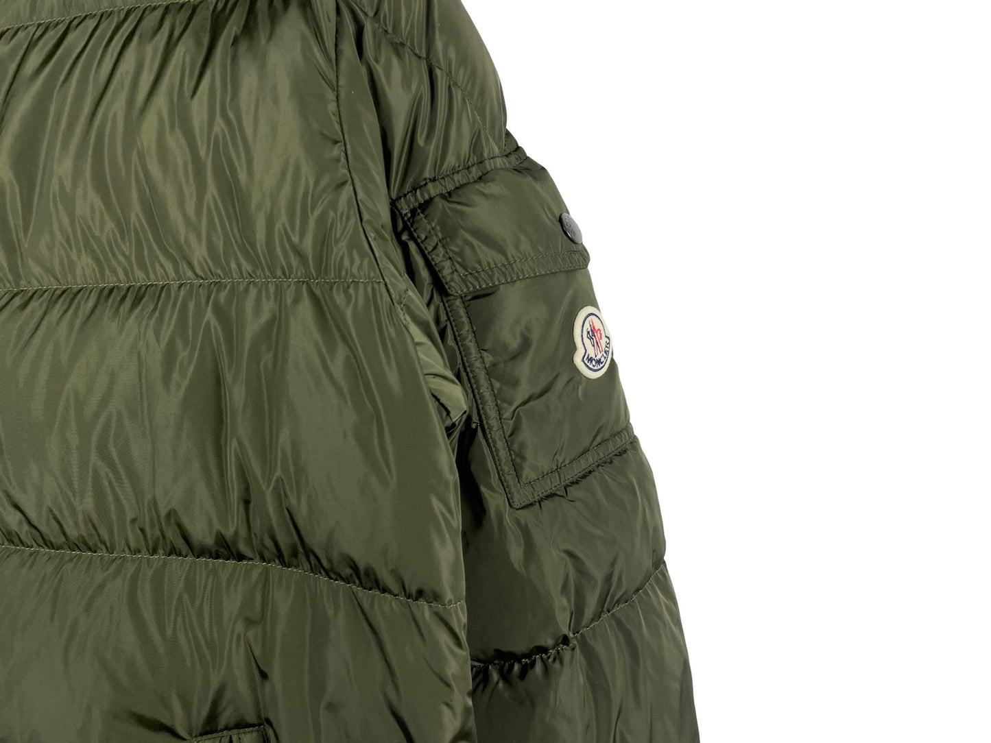 Moncler Maya Hooded Puffer Jacket Olive AW25
