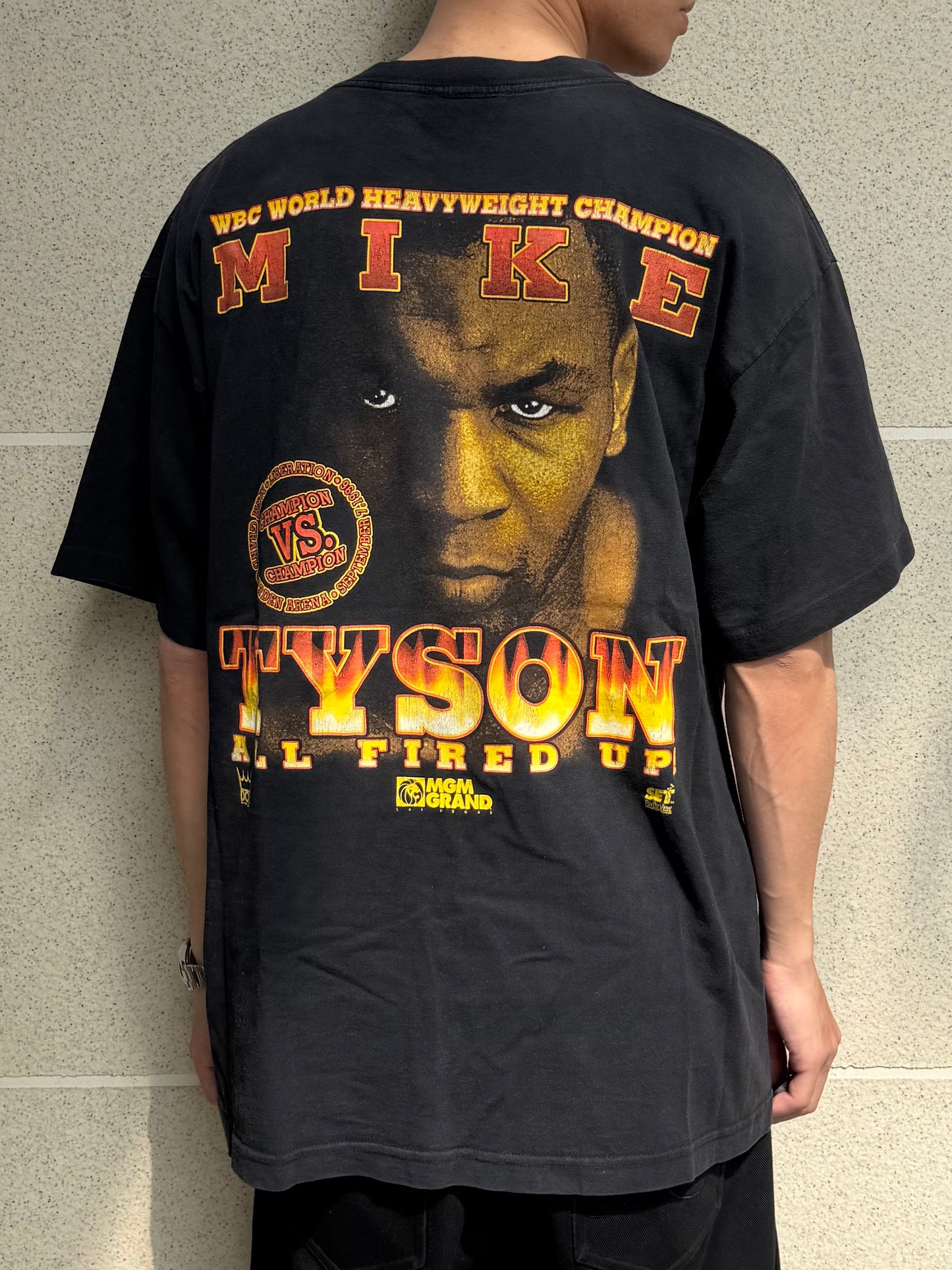 Vintage Mike Tyson MGM Grand Tee 1996