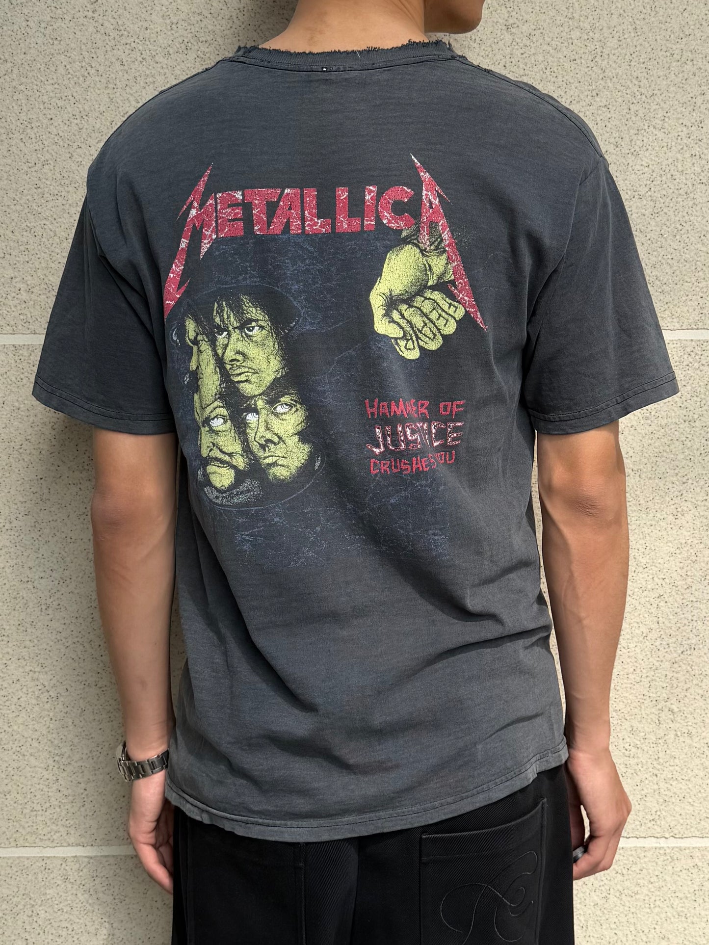 Vintage Metallica And Justice For All Band T-Shirt 1994