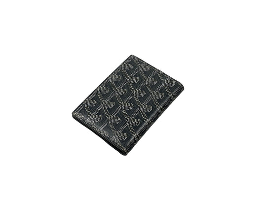 Goyard Goyardine Passport Wallet Gray