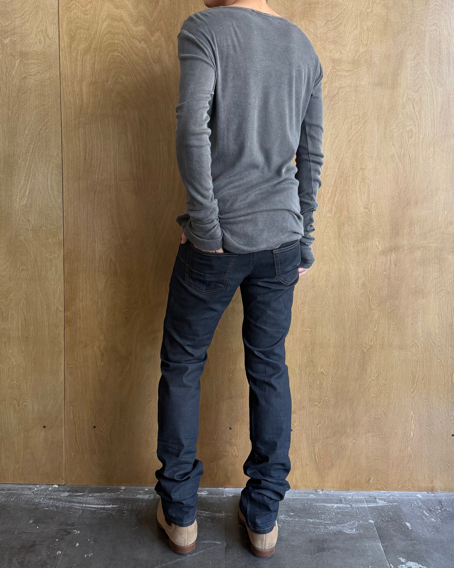 Dior Homme FW07 Raw Denim Slim Straight Jeans