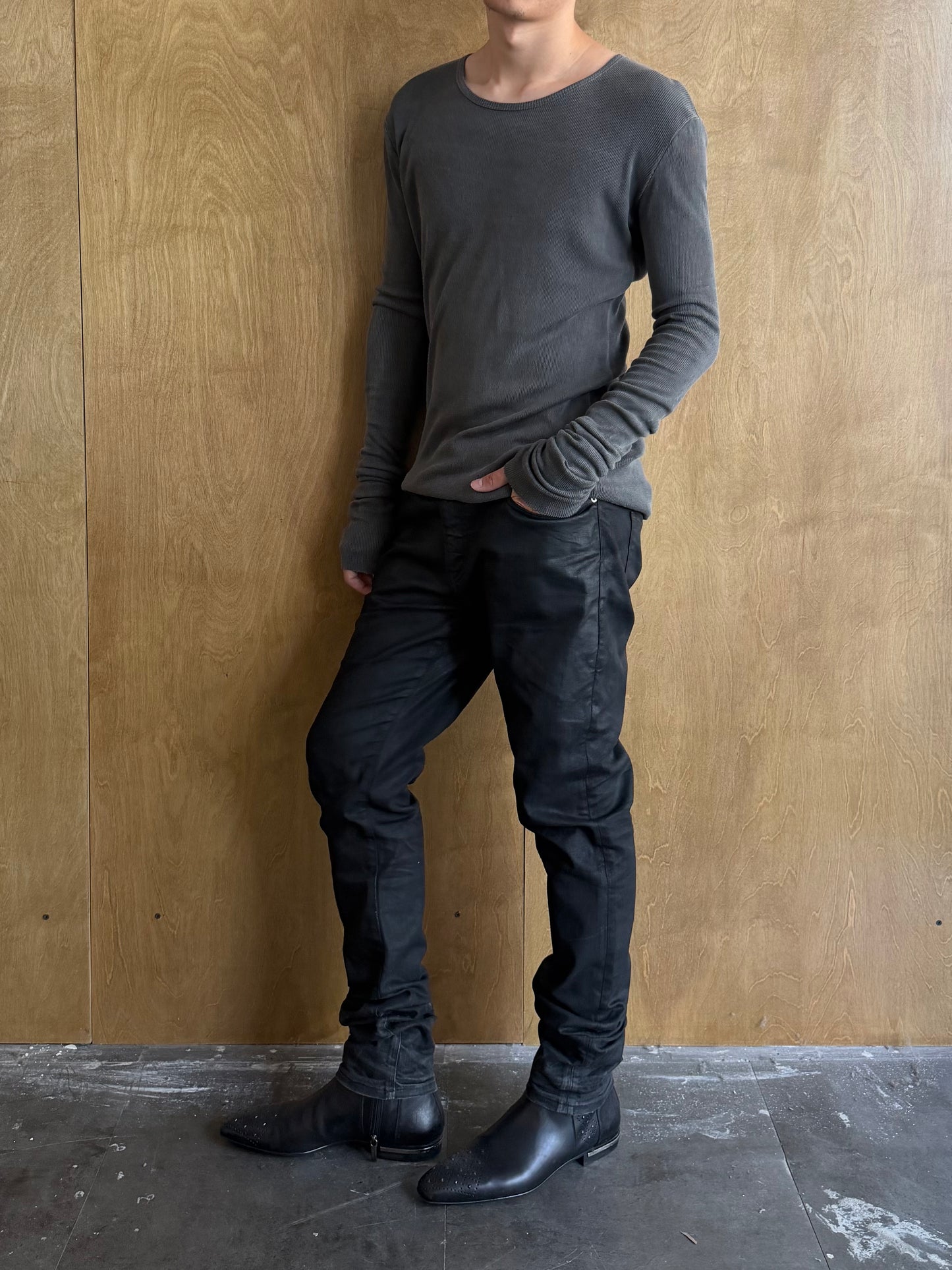 Saint Laurent FW15 D02 Waxed Jeans