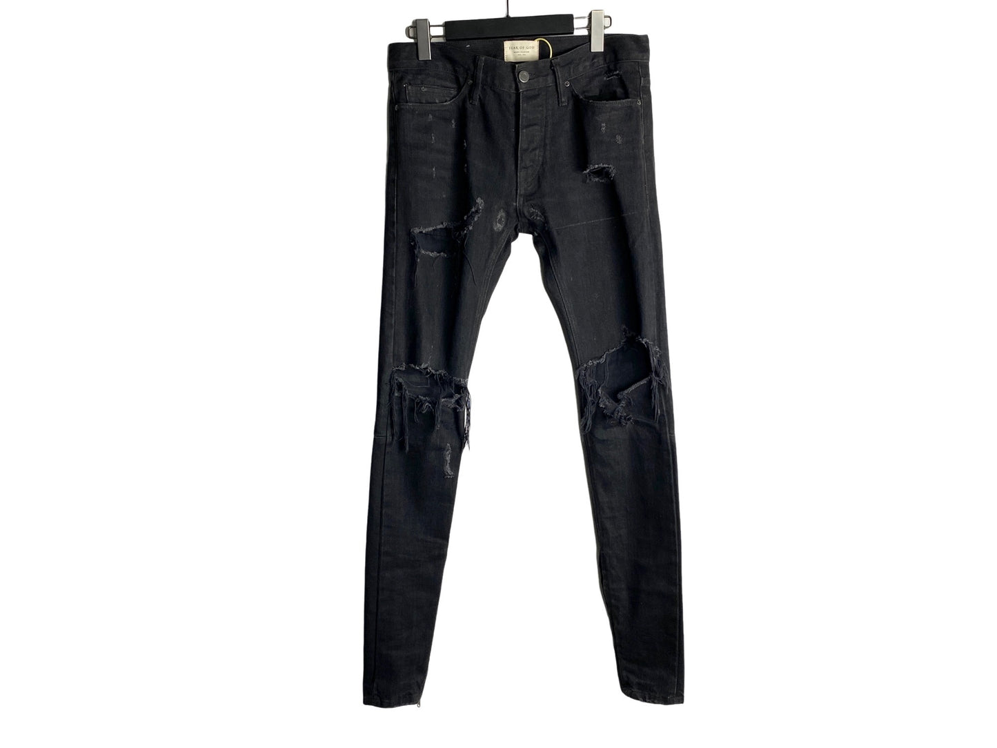 SSENSE x Fear Of God 4th Selvedge Distressed Denim Pants